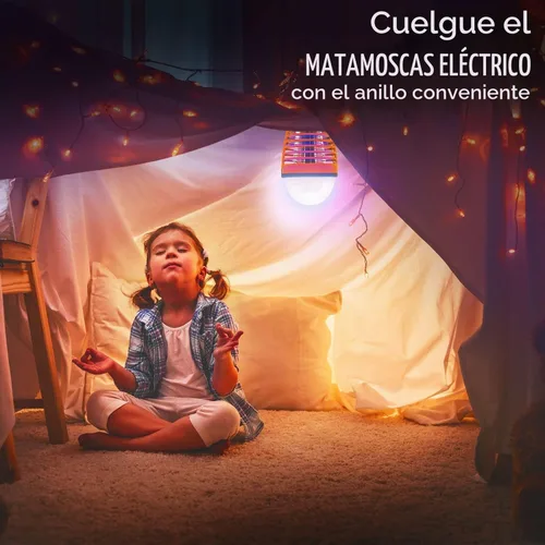 Vista 8 de Himalayan Glow Bombilla eléctrica 2 en 1 para exterminador de insectos, linterna de campamento al aire libre recargable con exterminador