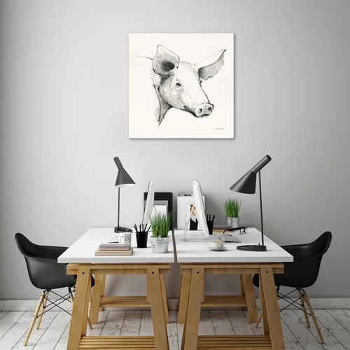 Vista 5 de Jaxson Rea "Life at Home VII Vintage Cream Gallery Wrapped Canvas by Avery Tillmon, 12" x 12