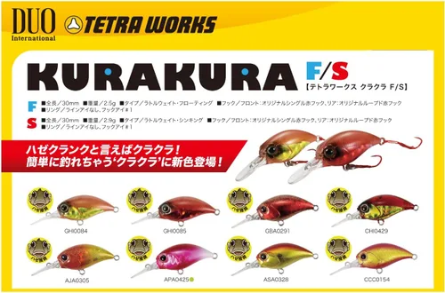 Vista 2 de Duo(デュオ) ルアー テトラワークス クラクラ 赤イソメ