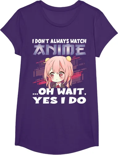Vista 13 de Ver camiseta japonesa de anime con estampado de anime Girl, Negro, S