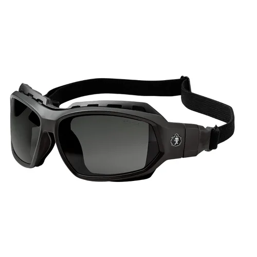 Vista 8 de Ergodyne Skullerz Loki Spoggles Gafas de Seguridad Convertibles Antiarañazos - Incluye Junta y Correa para Convertir a Gafas Protectoras, Antivaho