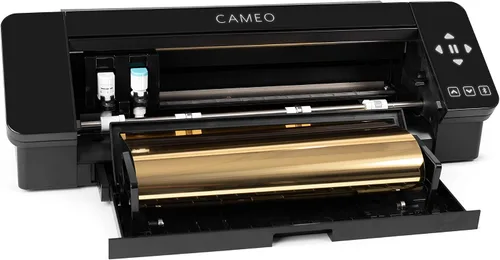 Vista 2 de Silhouette Cameo 4 con Bluetooth, tapete de corte 12x12, AutoBlade 2, 100 diseños y software Silhouette Studio - Edición Negra