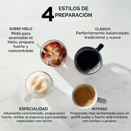 Vista 5 de [Usado] Ninja Cafetera Una sola porción Prepara con cápsulas de café y molidos Compatible con cápsulas de café K-Cup 4 estilos