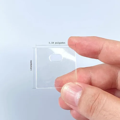 Vista 2 de Kit de 60 piezas de lengüetas de reparación de persianas verticales transparentes, piezas de reemplazo de listones de persianas verticales