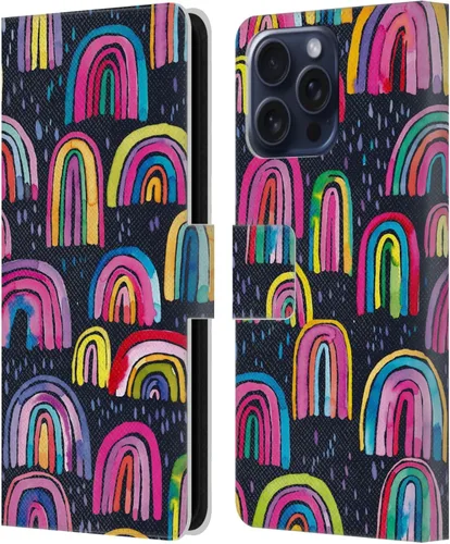 Vista 58 de Head Case Designs Officially Licensed Ninola Brushstrokes Black Summer Patterns Leather Wallet Case Compatible with Samsung Galaxy A07 4G
