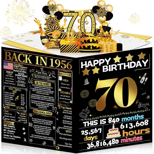 Vista 18 de Joycard Tarjeta de cumpleaños de 10 años para niña o niño, regalo de cumpleaños 3D emergente feliz cumpleaños para hija o hijo, decoraciones
