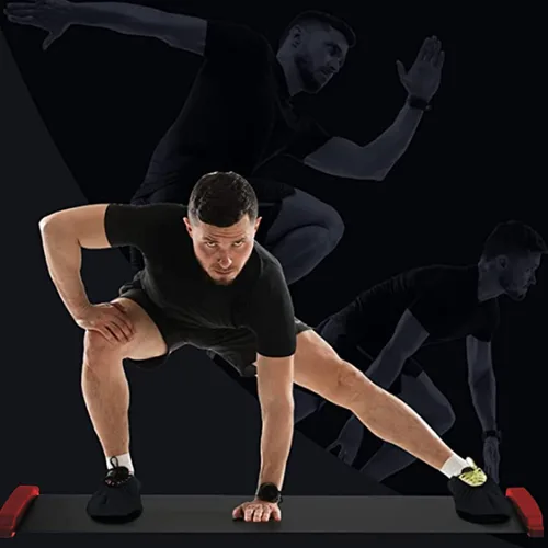 Vista 4 de Equipo de entrenamiento deslizante, tapete multiusos de EVA para hockey sobre hielo, patinaje, patinaje, manta deslizante para deportes en casa