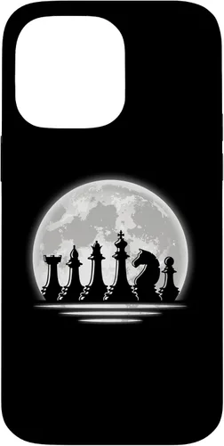 Vista 21 de Chess Design - Chess Figures Full Moon - Chess Case for iPhone 17