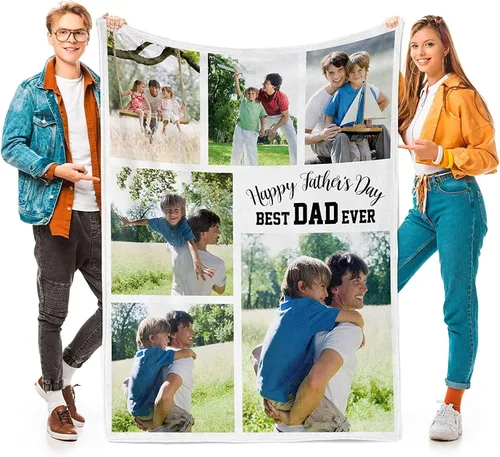 Vista 21 de Printwoo Mantas personalizadas con foto, mantas de fotos personalizadas con mi propia foto, mantas personalizadas con imagen, regalos personalizados
