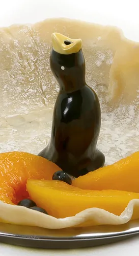 Vista 5 de Norpro Pájaro para pasteles, Negro
