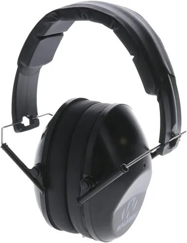 Vista 3 de Walker's Game Ear Protección auditiva, orejera plegable, bajo perfil, negro, lente deportivo de policarbonato, alta calidad, medio marco, nariz