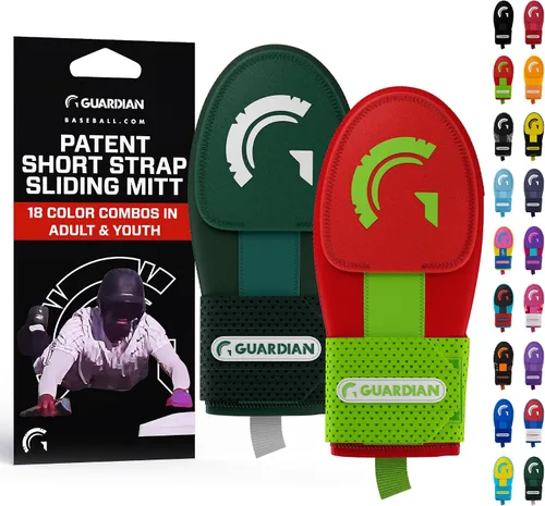 Vista 13 de Guardian Baseball Guantes deslizantes – Tallas para jóvenes y adultos – Guante deslizante para béisbol – Correa de compresión elástica, paquete de 2