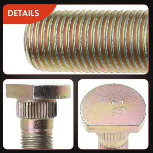 Vista 8 de A-Premium M12-1.25 - Juego de 10 pernos de rueda compatibles con Nissan Altima Rogue Frontier Cube Juke LEAF Maxima Pathfinder Armada Quest Sentra