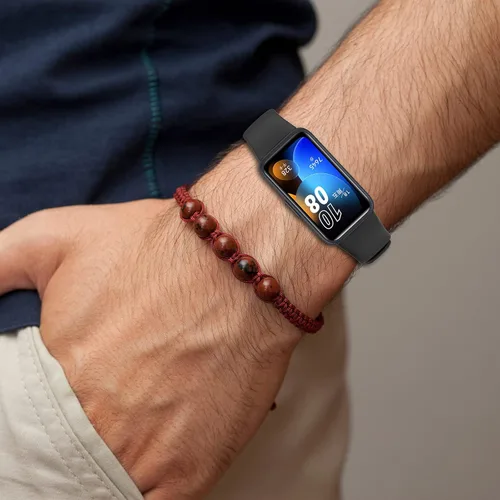 Vista 4 de FitTurn Paquete de 6 correas de silicona suave para reloj HUAWEI Band 8 para mujeres y hombres, repuesto resistente al agua para reloj de fitness