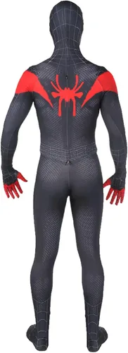 Vista 6 de DAMEZZ Disfraz de superhéroes para adultosniños, de elastano, para cosplay, traje Zentai para Halloween