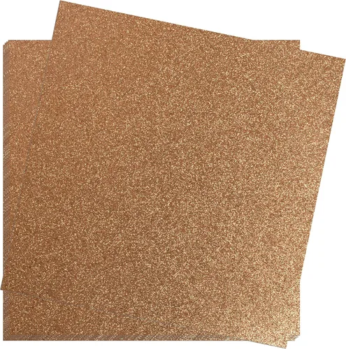 Vista 6 de Crafasso Cartulina con purpurina pesada y de alta calidad, 12 x 12 pulgadas, 16 hojas, 16