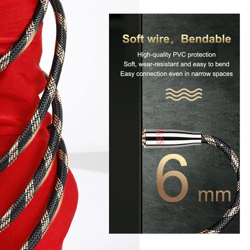 Vista 4 de SKW Cable óptico HI-FI Toslink de 4.9 pies/4.9 ft / 1.5m, fibra de PMMA Negro