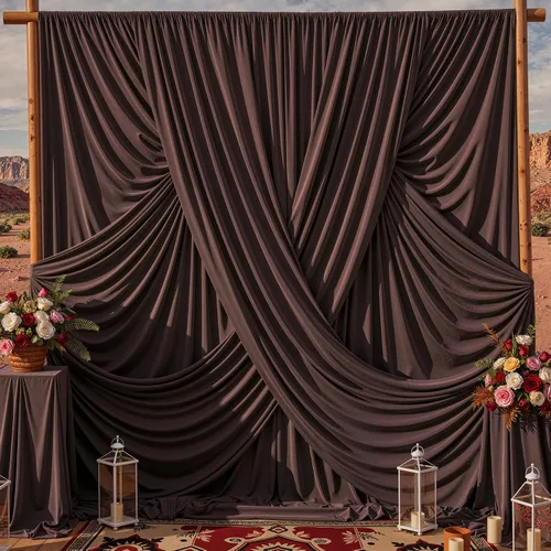 Vista 8 de Cortina de fondo azul bebé de 10 pies x 8 pies sin arrugas para fiesta, cortinas de fondo de poliéster azul para fotografías, decoraciones para baby