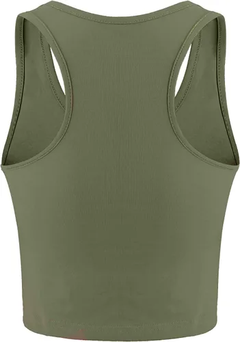 Vista 5 de Boao 4 camisetas básicas sin mangas de espalda cruzada para mujer