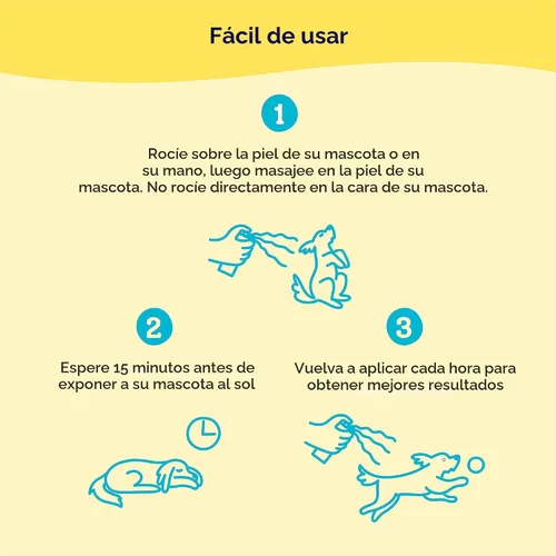 Vista 6 de Gentle Creatures Protector solar para perros SPF 30, sin óxido de zinc
