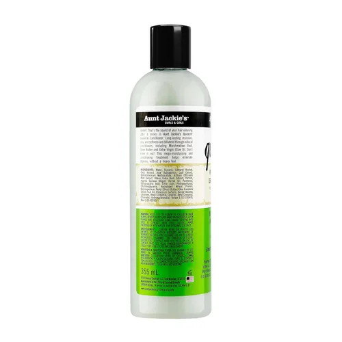 Vista 9 de Aunt Jackie's Rizos y Bobinas Acondicionador Hidratante Intensivo de Suavizado para Rizos, Bobinas y Ondas Naturales, Enriquecido con Mantequilla