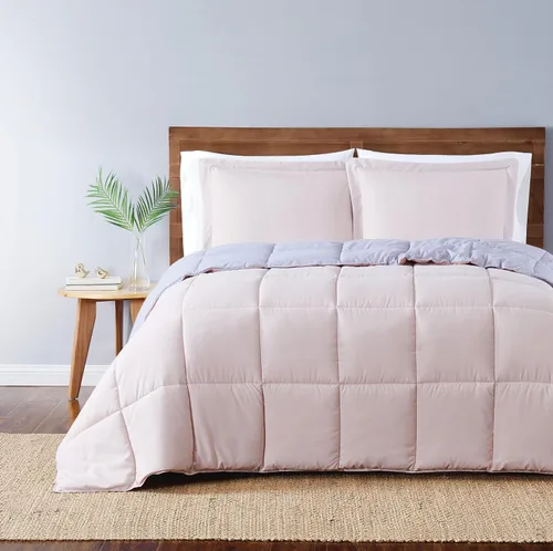 Vista 19 de TRULY SOFT Everyday - Juego de edredón reversible de poliéster negro de 2 piezas, tamaño individual XL, con temática de color sólido, para hombres