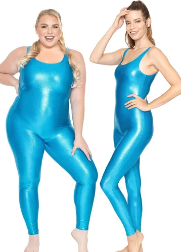 Vista 2 de Stretch is Comfort Disfraz de muñeca Unitard de algodón y Mystique Tank para mujer