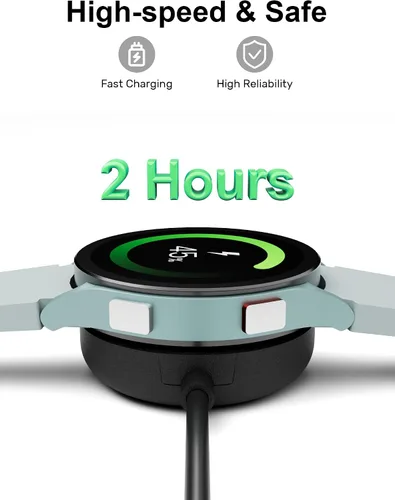 Vista 3 de Cargador compatible con Samsung Galaxy Watch 7/Ultra/FE/6/6 Classic/5/5 Pro/4/4 Classic/3/Active 2/Active Cable de carga USB Cable Dock para Galaxy
