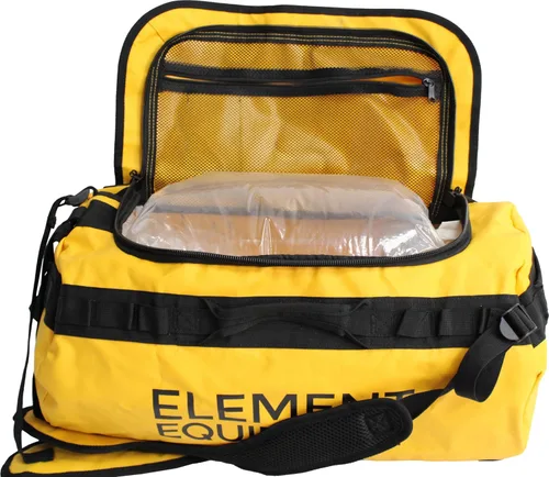 Vista 60 de Element Equipment Trailhead Bolsa de lona con correas de hombro de tela impermeable, Color verde azulado., Large 85 Liters