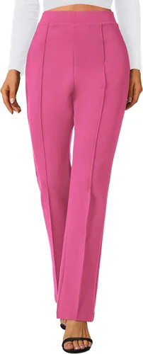 Vista 28 de Urban CoCo Pantalones de trabajo elásticos con corte de bota, pantalones de yoga pequeños para oficina casual
