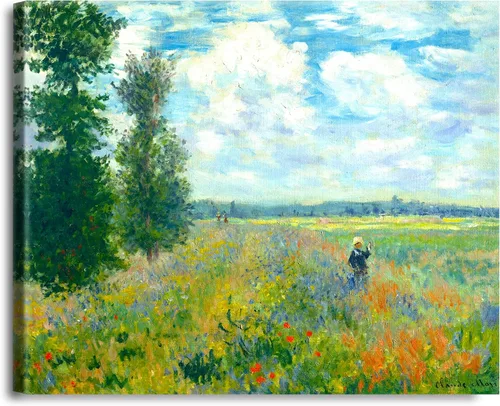 Vista 204 de A&T ARTWORK Antibes Seen from The Salis Gardens de Claude Monet Las Obras de Arte Clásico Mundial Reproducciones, Impresiones de Arte en Lienzo