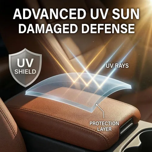 Vista 5 de Leather Hero Top Coat - Sellador de cuero y acabado protector para tinte, pintura, asientos de automóvil, zapatos y más - Restaurador