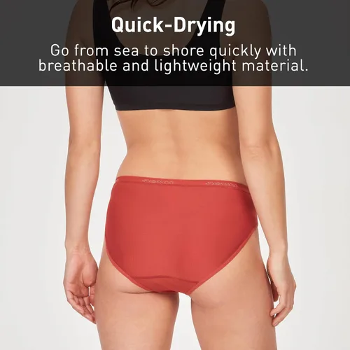 Vista 4 de ExOfficio Give-N-Go 2.0 - Calzones de bikini para mujer, transpirables, duraderos, de fácil cuidado, ropa interior de viaje