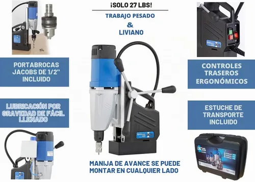 Vista 3 de CS Unitec MABasic Taladro portátil magnético, 1