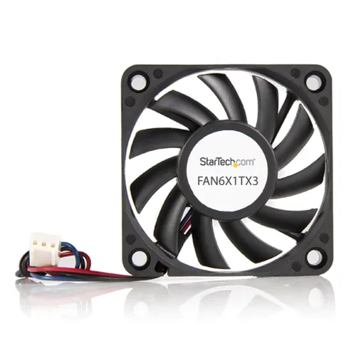 Vista 3 de StarTech.com Ventilador de repuesto para carcasa de computadora con rodamiento de bolas de 2.362 x 0.394 in con conector TX3, 3 pines, negro