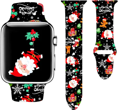 Vista 18 de Sport Silicone Band for Apple Watch Bands 38mm-49mm Women Men autismo