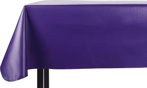 Vista 10 de Yourtablecloth - Mantel de vinilo de alta resistencia rectangular o cuadrado – calibre 6 – parte trasera de franela – mantel lavable
