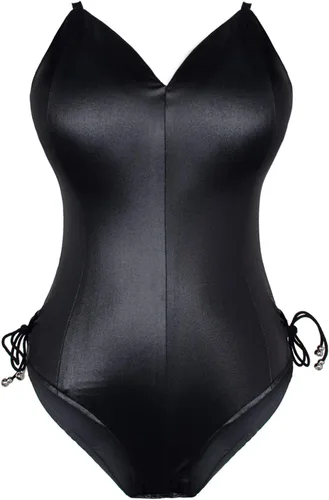 Vista 3 de Conjunto de traje de cuerpo entero con medias de una pieza para mujer diseño de conejo senpai