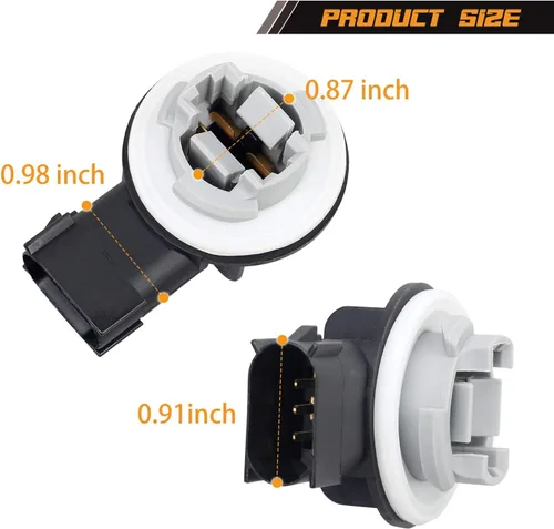 Vista 5 de NDRUSH Reemplazo de conectores de enchufe para lámpara trasera, arnés de cableado compatible con Dodge Ram 1500 2009-2020 2010-2020 Ram 2500 3500