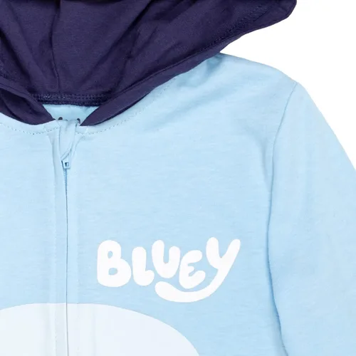 Vista 8 de Bluey Bingo - Overol de cosplay con cremallera para niños pequeños a niños grandes Naranja