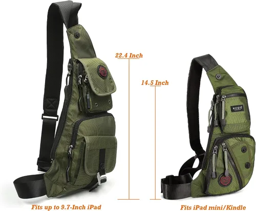 Vista 70 de Nicgid Sling Bag - Mochila bandolera para hombre), LYSB01NH075BJ-SPRTSEQIP