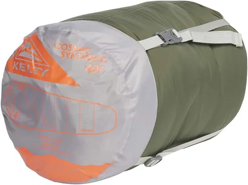 Vista 12 de Kelty Cosmic Synthetic Fill Saco de dormir de 40 grados con correas de compresión, compacto y ligero, 2022