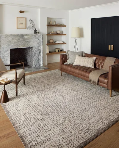 Vista 9 de Loloi Darby - Alfombra decorativa de 2 pies y 7 pulgadas x 4 pies DAR-05 Approx. 3x4 Entryway Kitchen, Contemporary, Sophisticated, Cozy