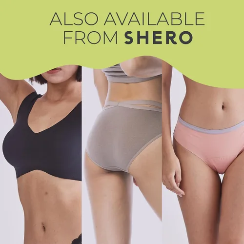 Vista 8 de Shero Thong Period Maternity, Postpartum Panties, Leakproof, Odor & Moisture Control Underwear for Women & Teens
