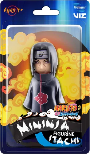Vista 6 de Toynami Naruto Shippuden - Figura de Mininja serie 1 – Itachi con licencia oficial – aproximadamente 4 pulgadas