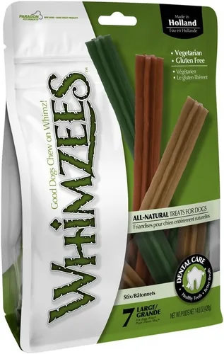 Vista 13 de Whimzees Wellness Stix Golosinas dentales para perros, masticables naturales, barra de tamaño pequeño, (28 unidades)