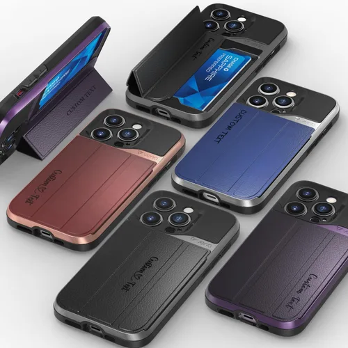 Vista 23 de VENA vCommute - Funda tipo cartera compatible con Apple iPhone 14 (6.1 pulgadas) (protección contra caídas de grado militar), funda de cuero