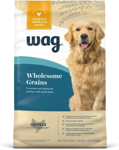 Vista 9 de Marca Amazon - Wag Nutrición Premium para Perros Adultos, Alimento Seco, Apoya la Salud del Estómago y la Piel, Carne de Res y Arroz Integral, Bolsa