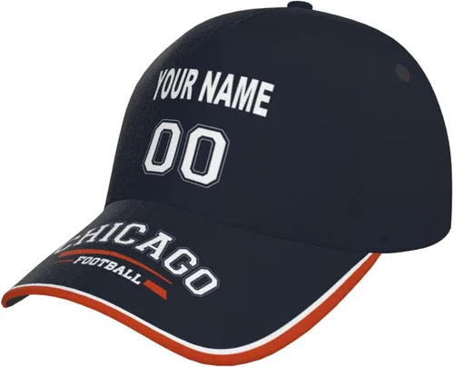 Vista 27 de Cap Custom Football Hats with Any Name and Number Personalized Gifts for Men Women Football Sports Fans