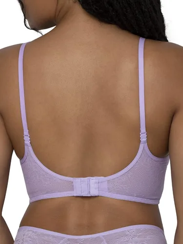 Vista 2 de Smart & Sexy Bralette largo de encaje liso para mujer